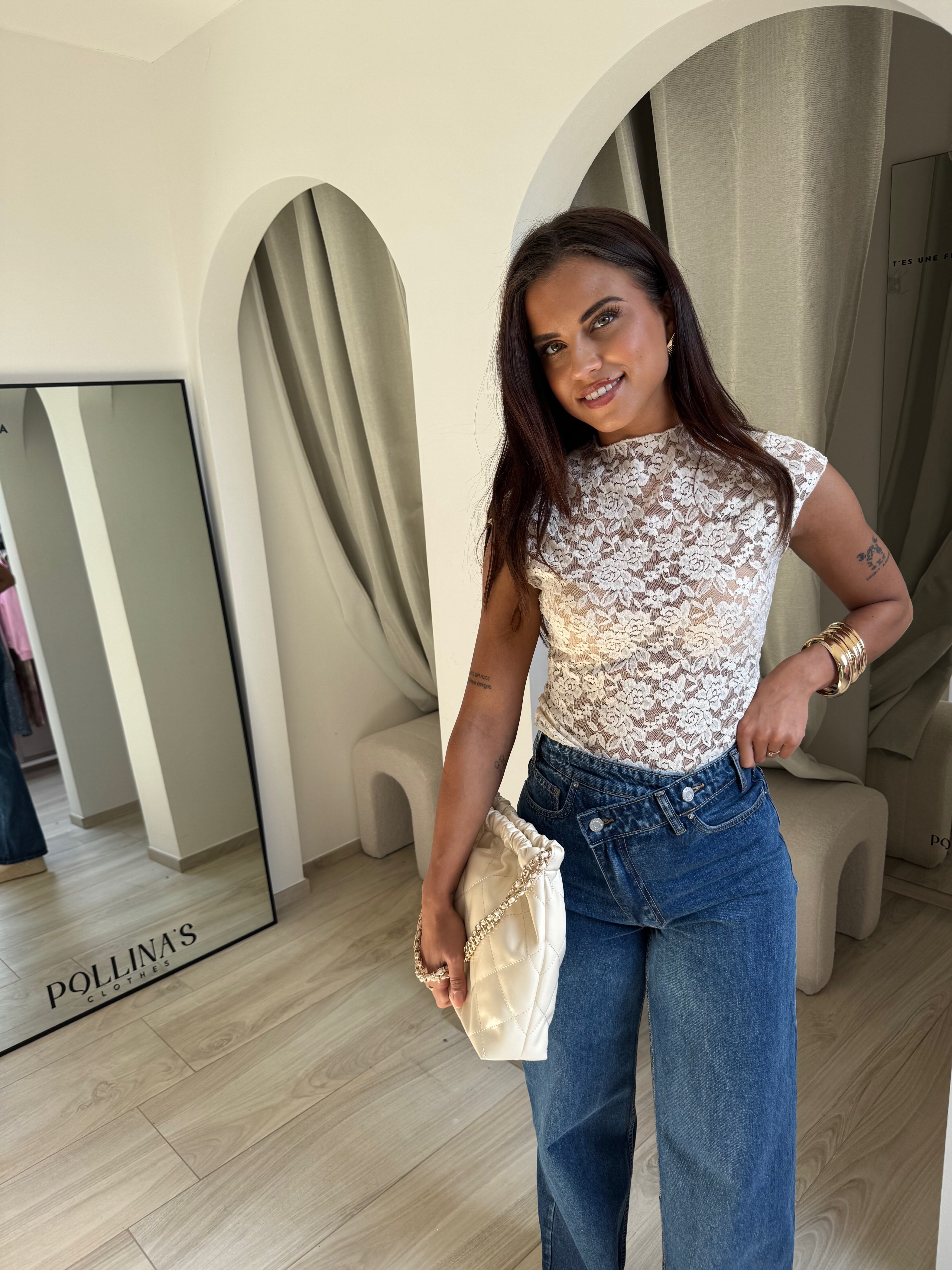 Blouse dentelle