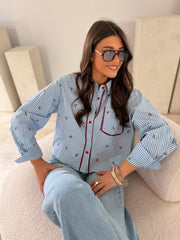 Chemise cerise
