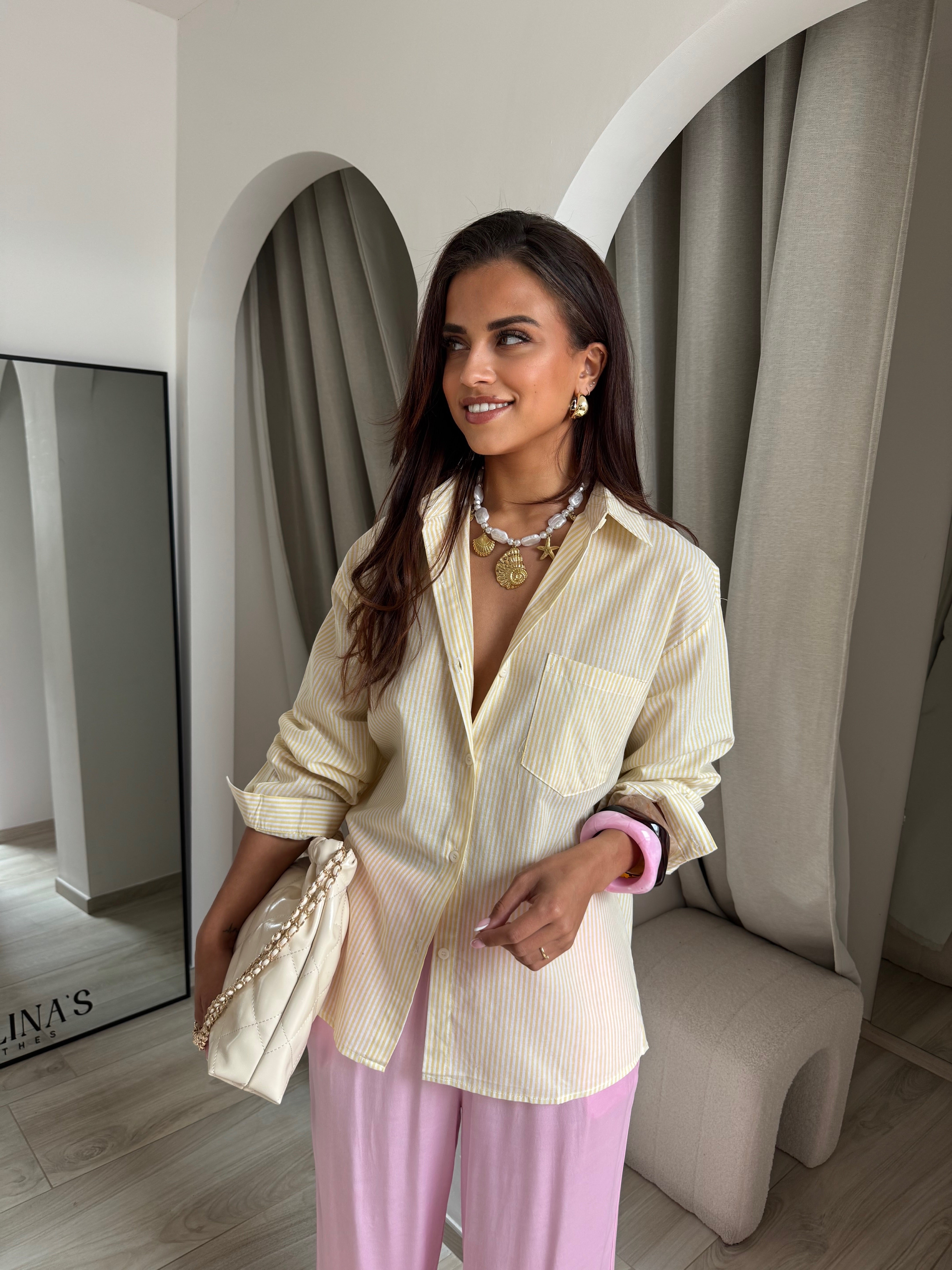 Chemise Florence jaune
