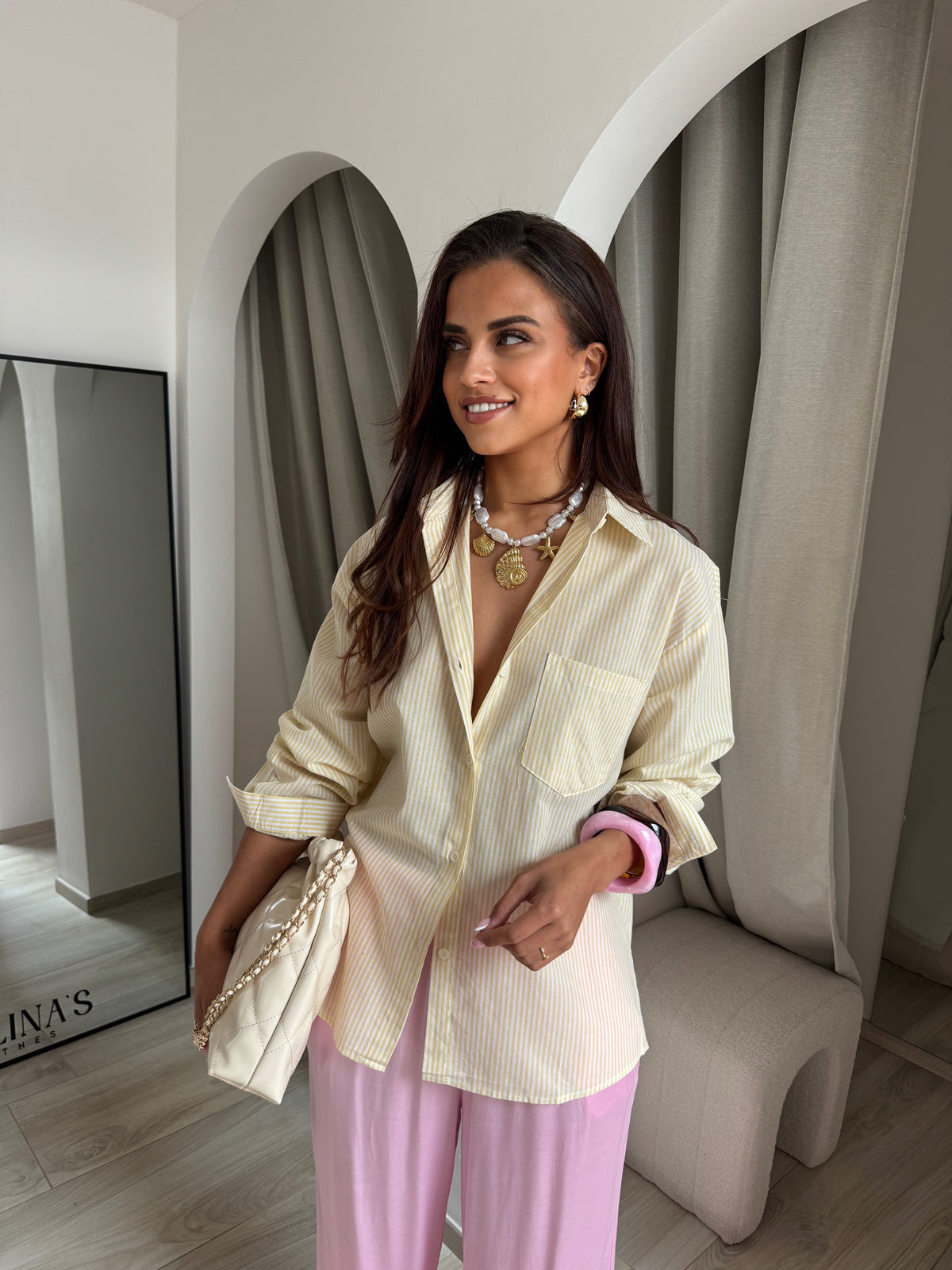 Chemise Florence jaune