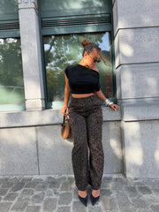 Pantalon léopard
