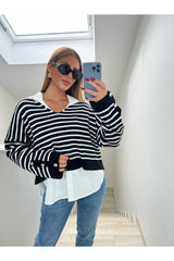 Pull à rayure