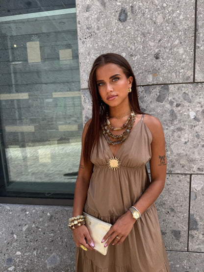 Robe aluna taupe