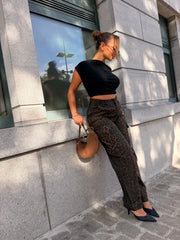 Pantalon léopard