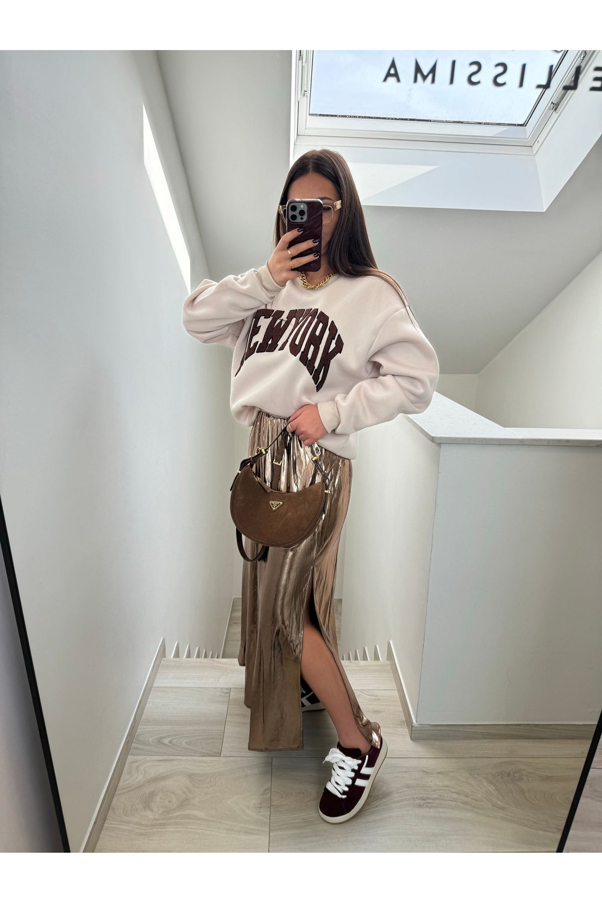Jupe bronze