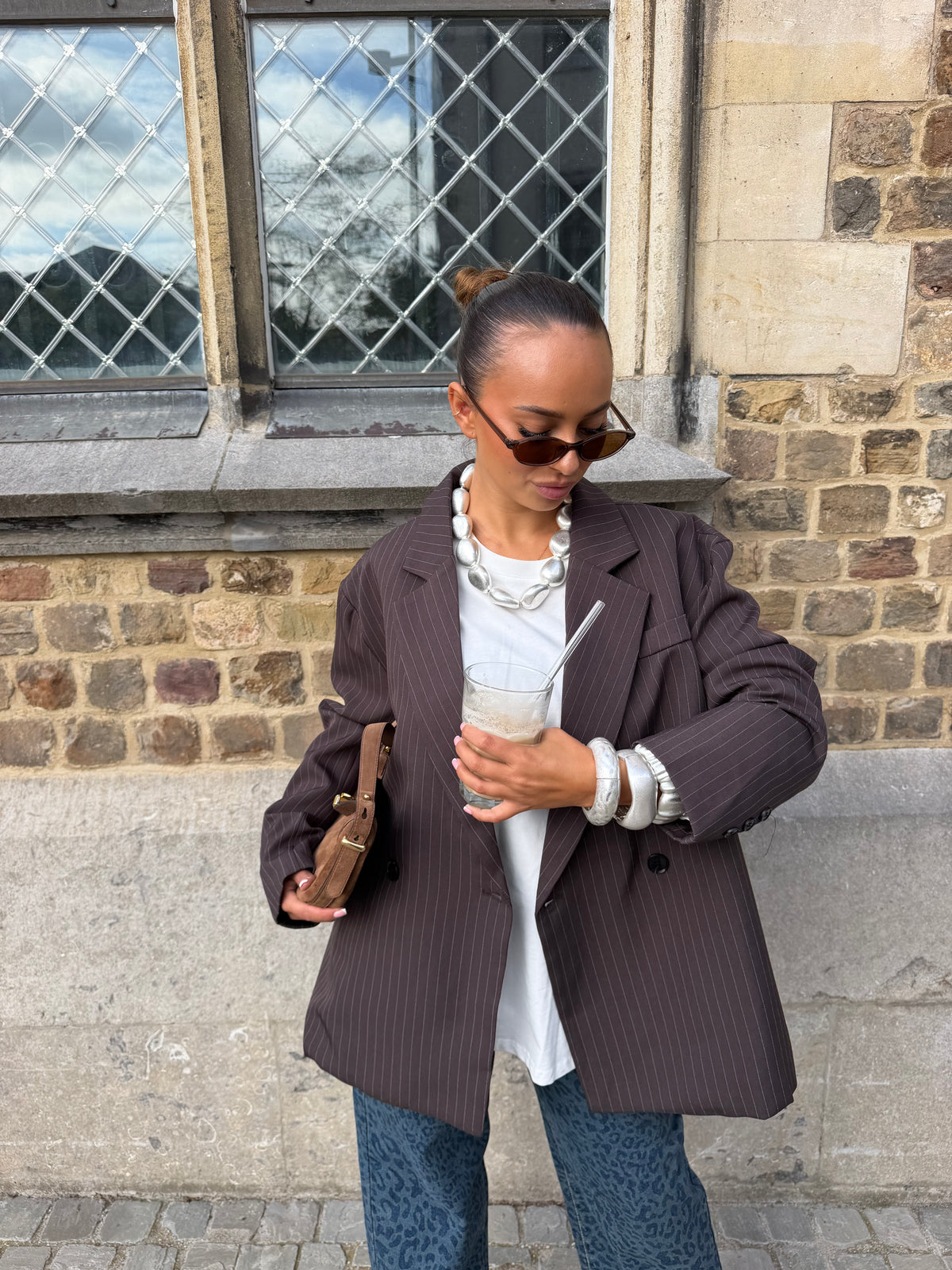 Blazer luana marron