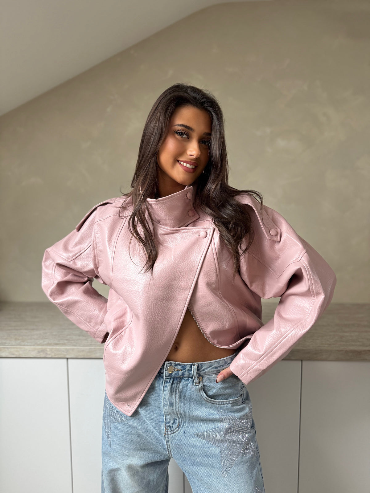 Veste Ambre rose