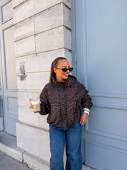 Veste fanhil léopard