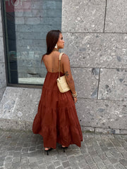 Robe aluna brique