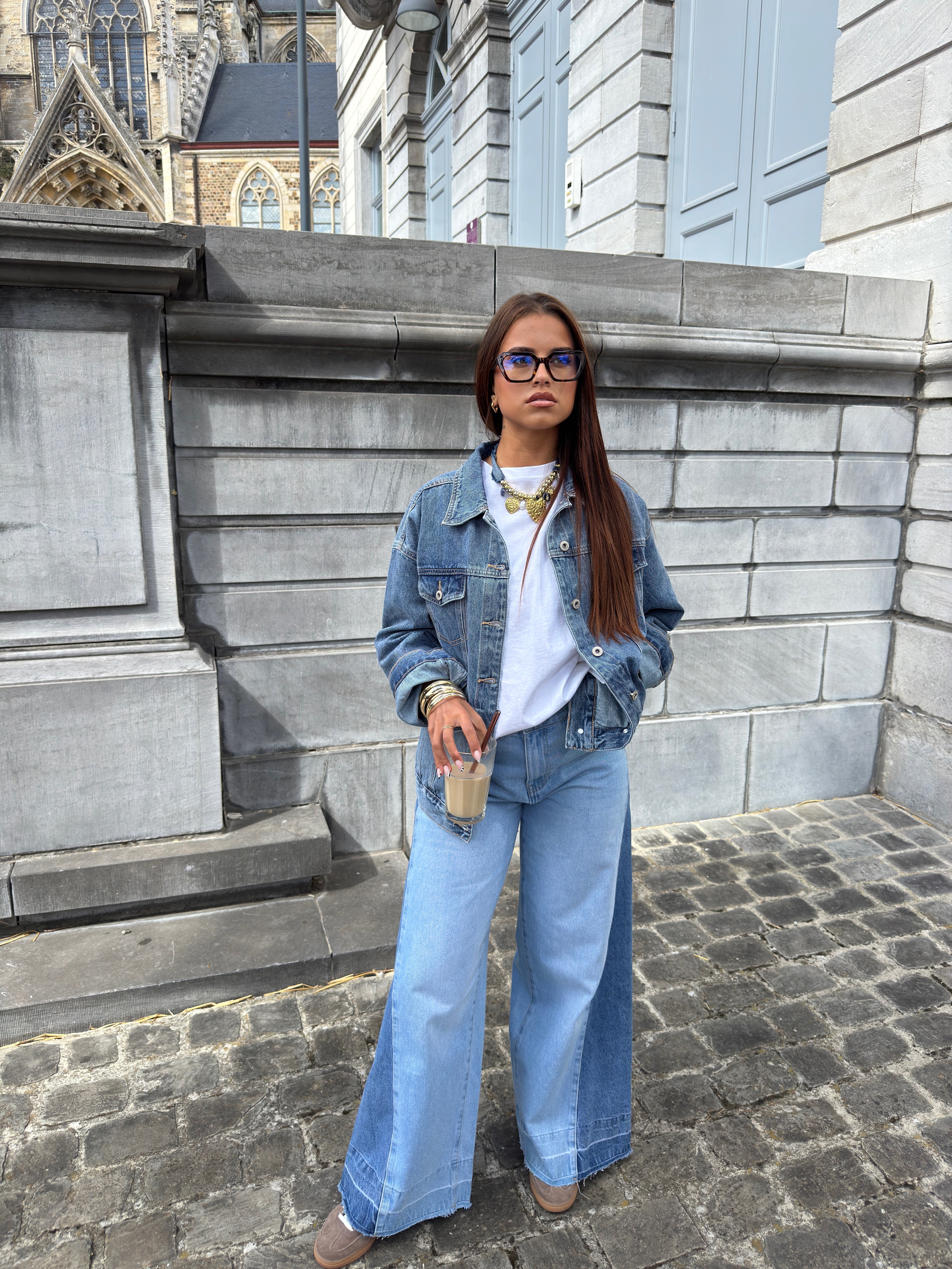 Veste en jeans love