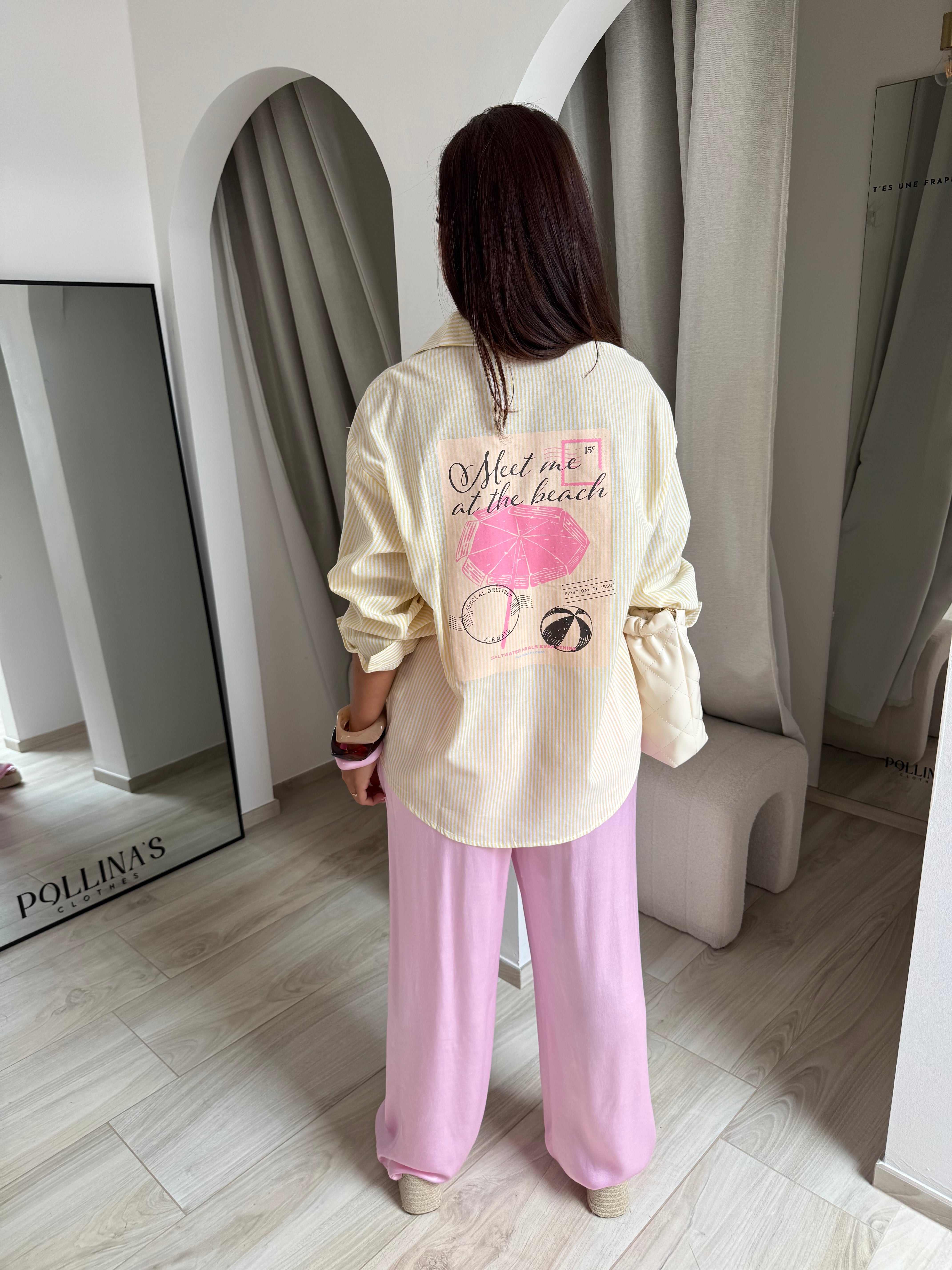 Pantalon Monica rose