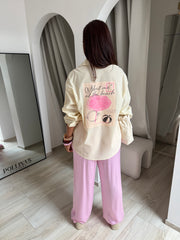 Pantalon Monica rose