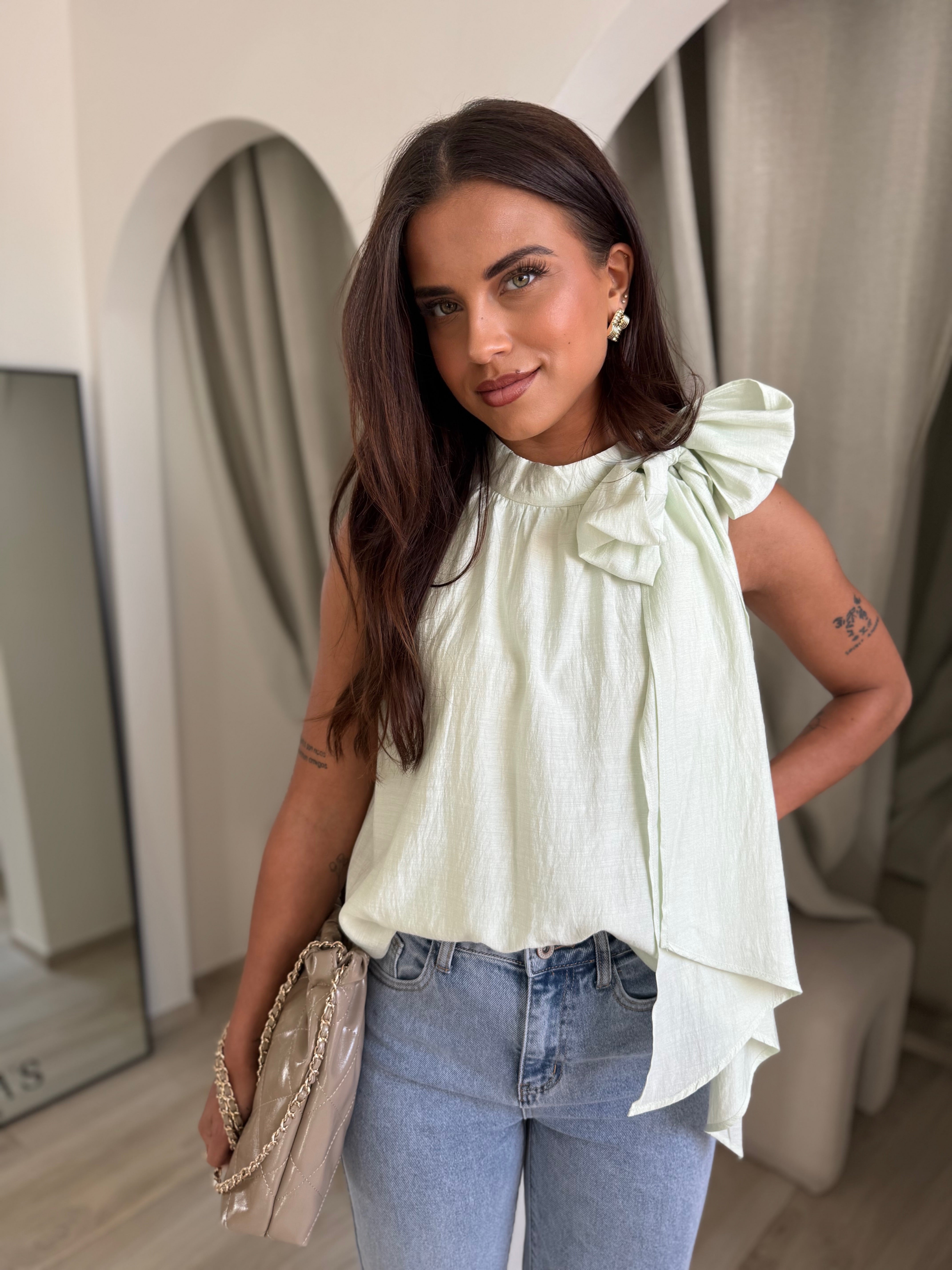 Blouse mint