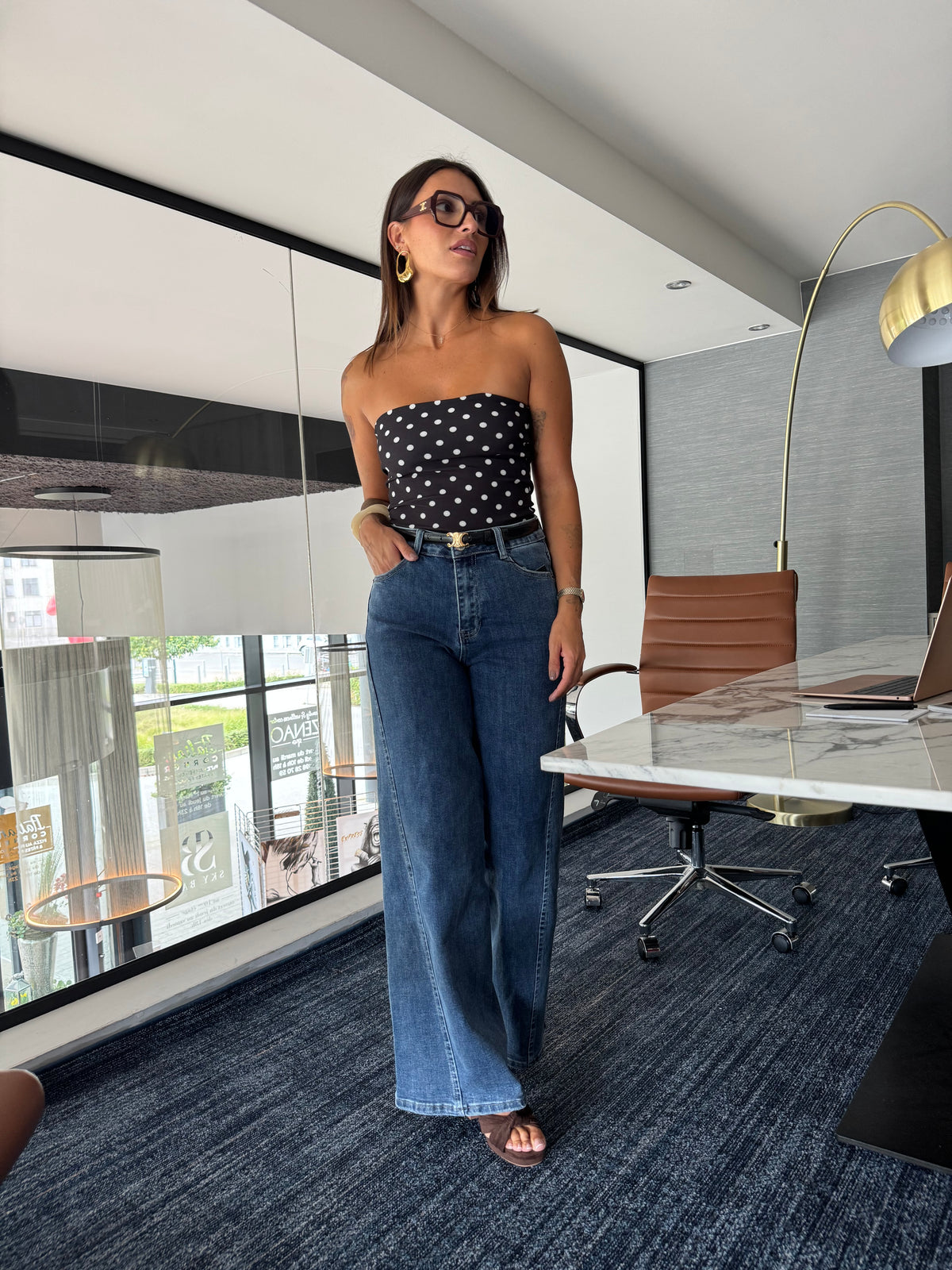 Top bustier escada noir