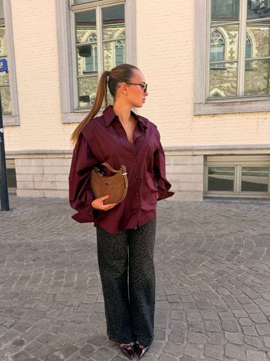 Chemise liza burgundy