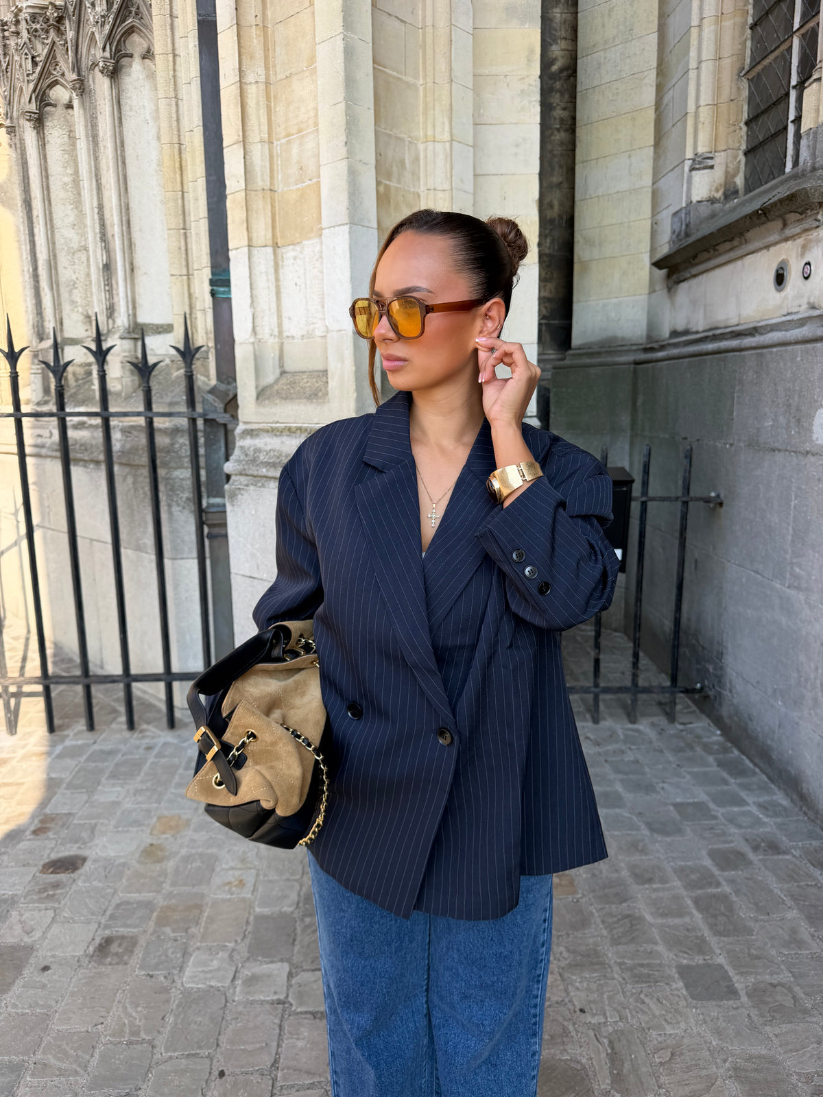 Blazer luana bleu nuit