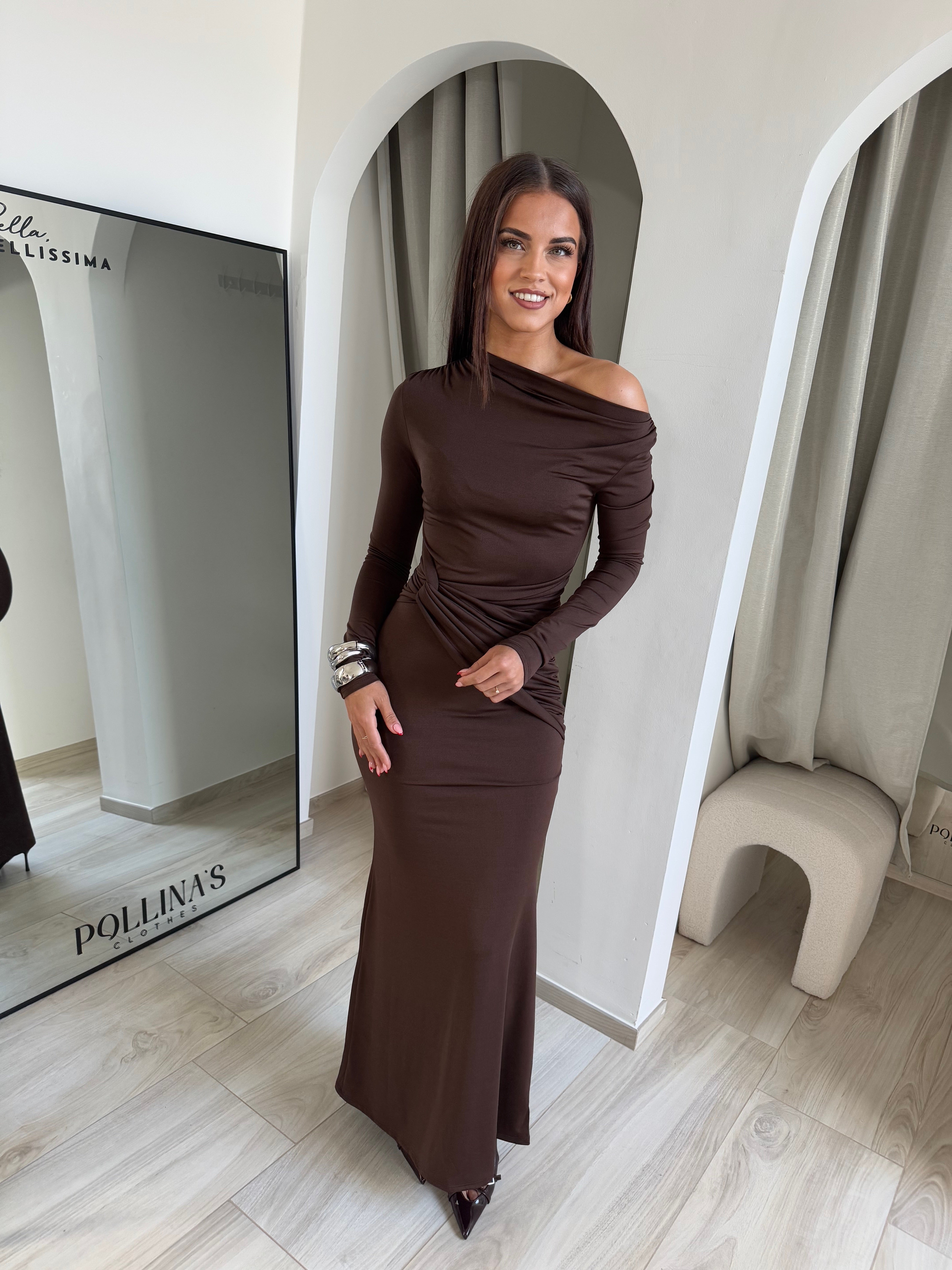 Robe Adaia brun