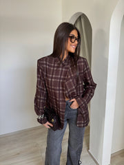 Blazer Anaëlle marron