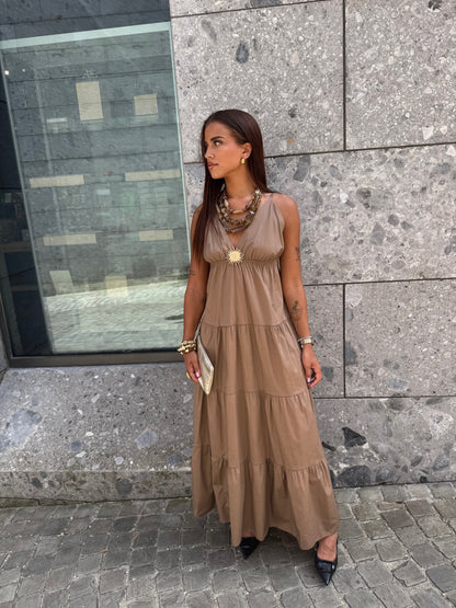 Robe aluna taupe