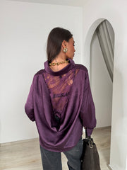 Chemisier natoa prune