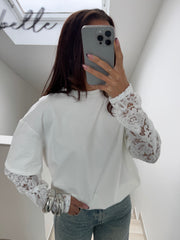 Blouse lao blanc