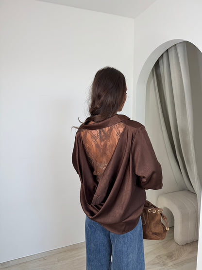 Chemisier natoa choco