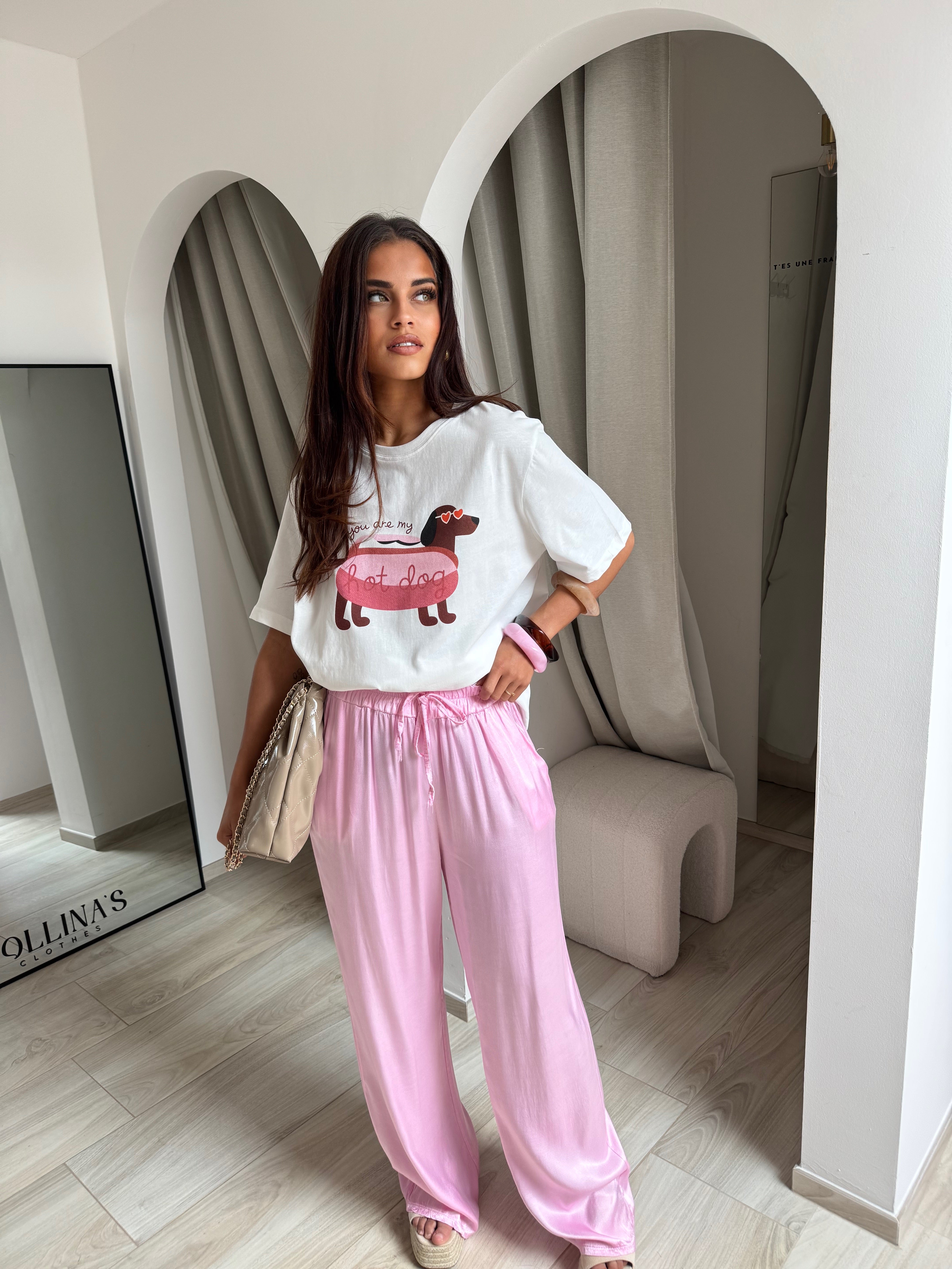 Pantalon Monica rose