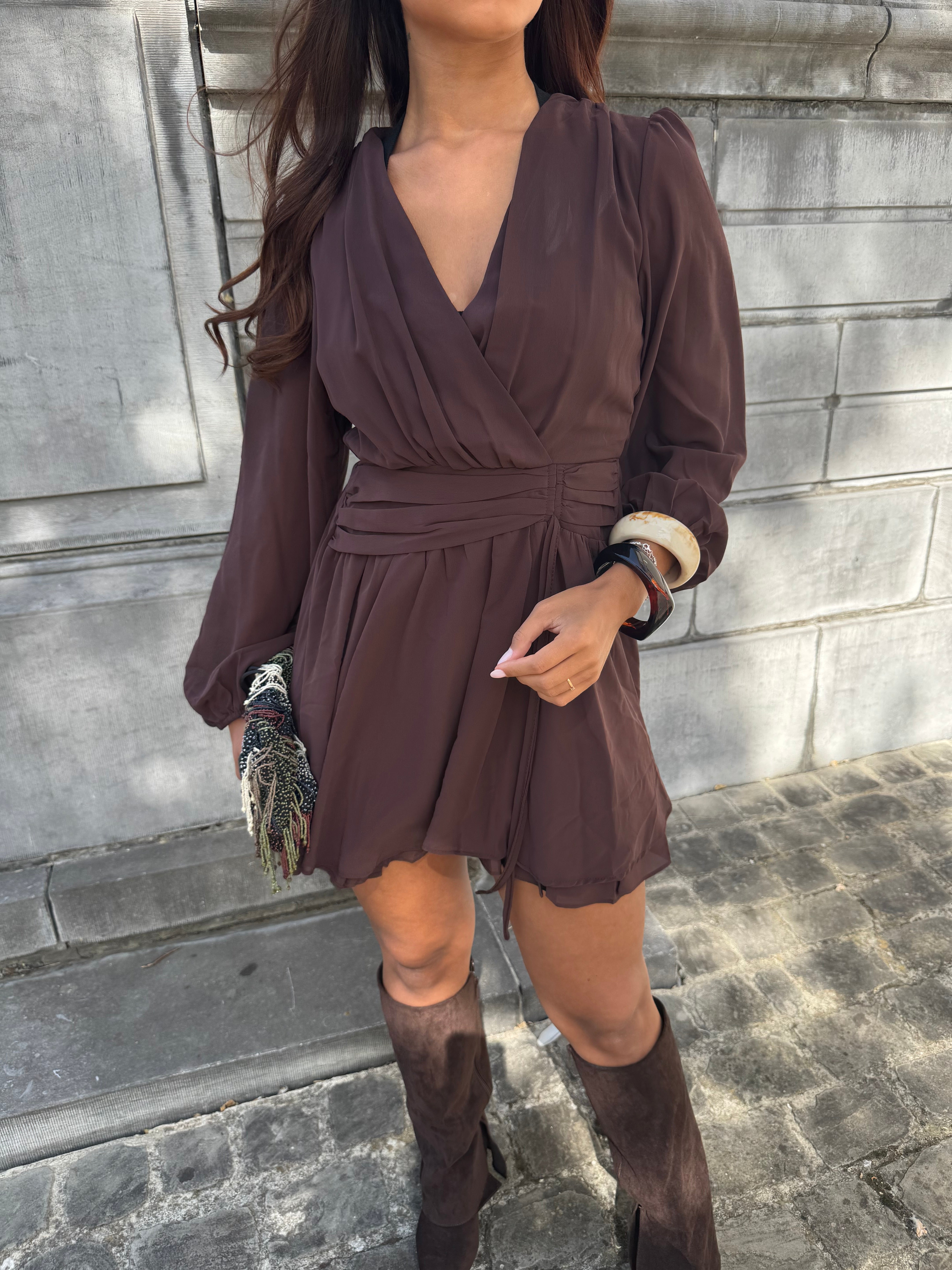 Robe Linxo marron