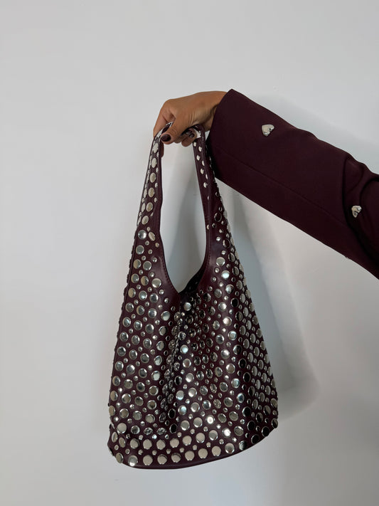 Sac mémo bordeau