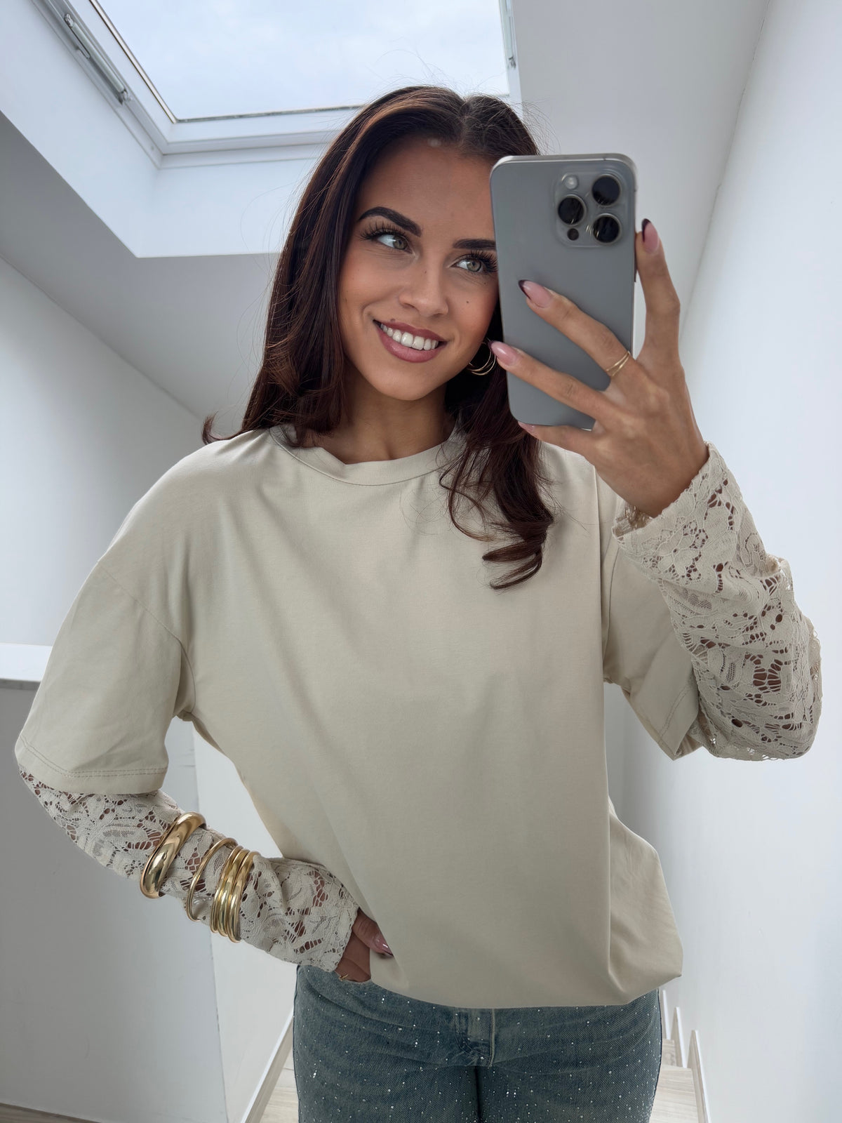 Blouse lao beige