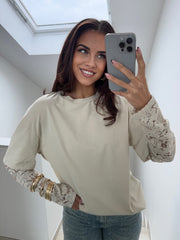 Blouse lao beige