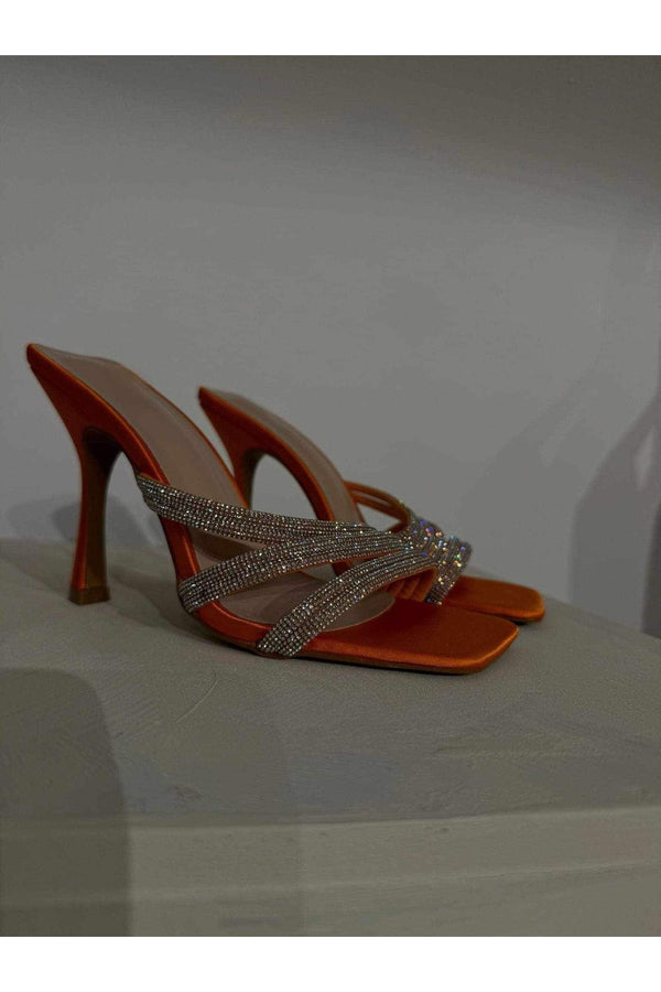Orange Fritza heels