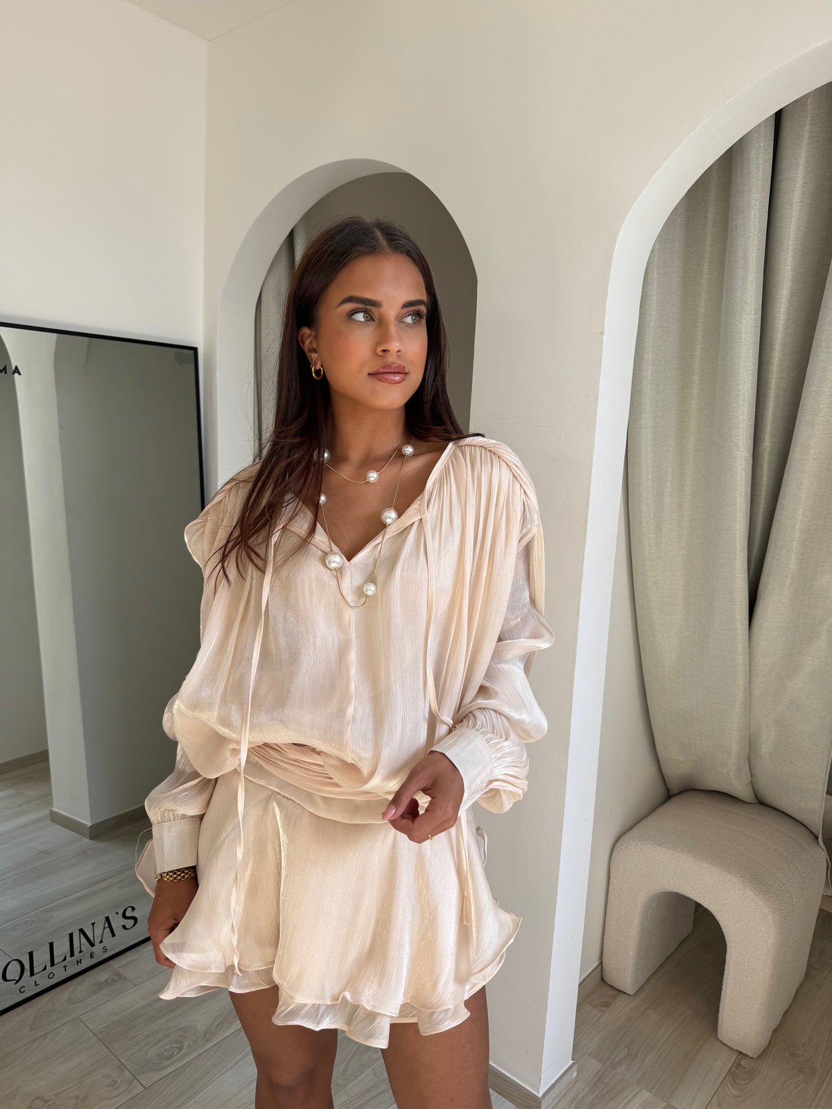 Robe indie beige
