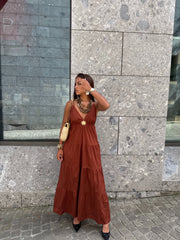 Robe aluna brique