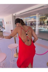Robe Lily rouge