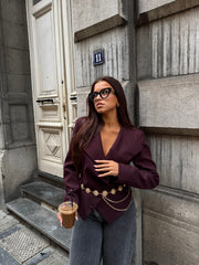 Blazer + ceinture doma