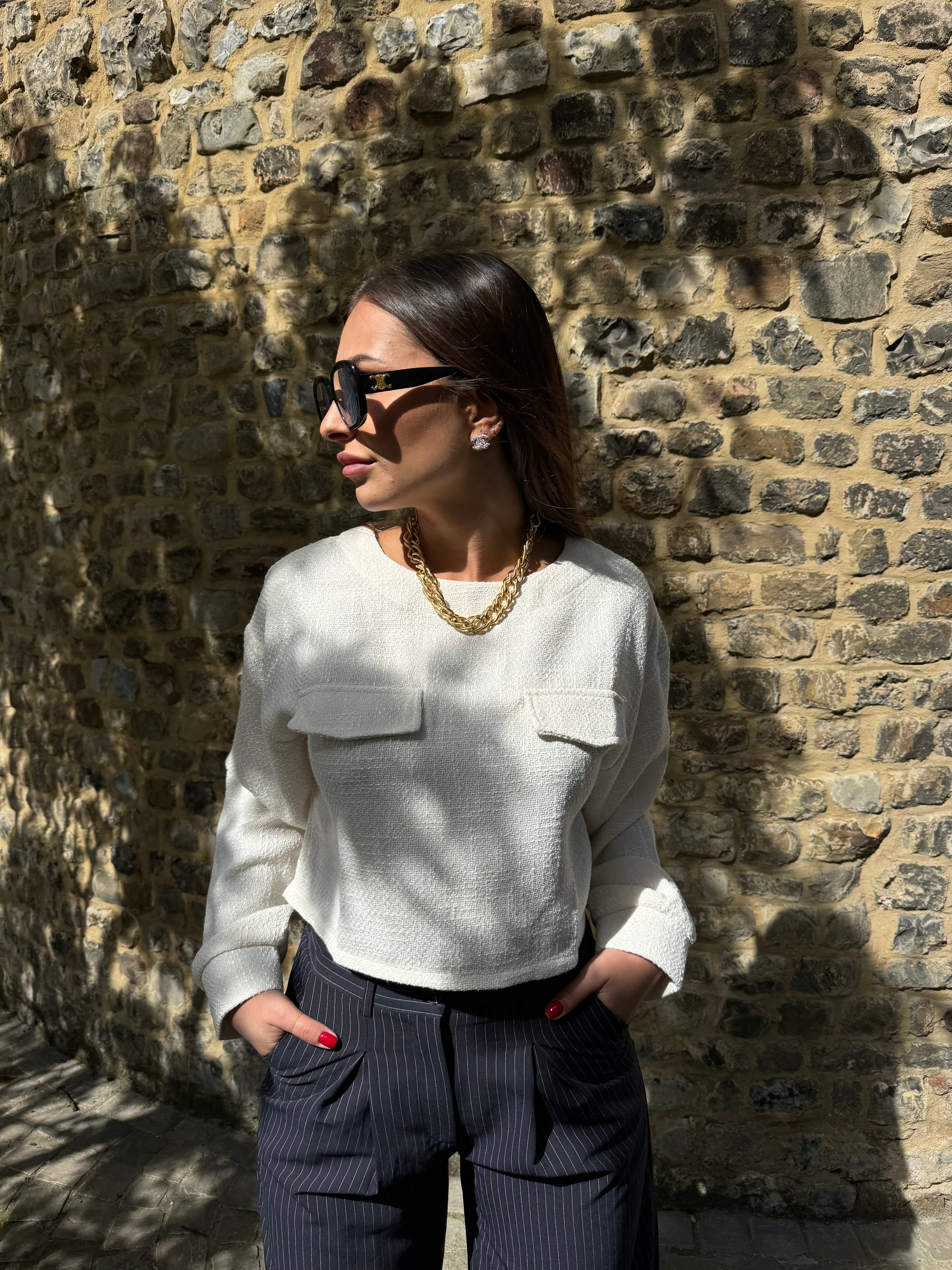 Pull faro crème