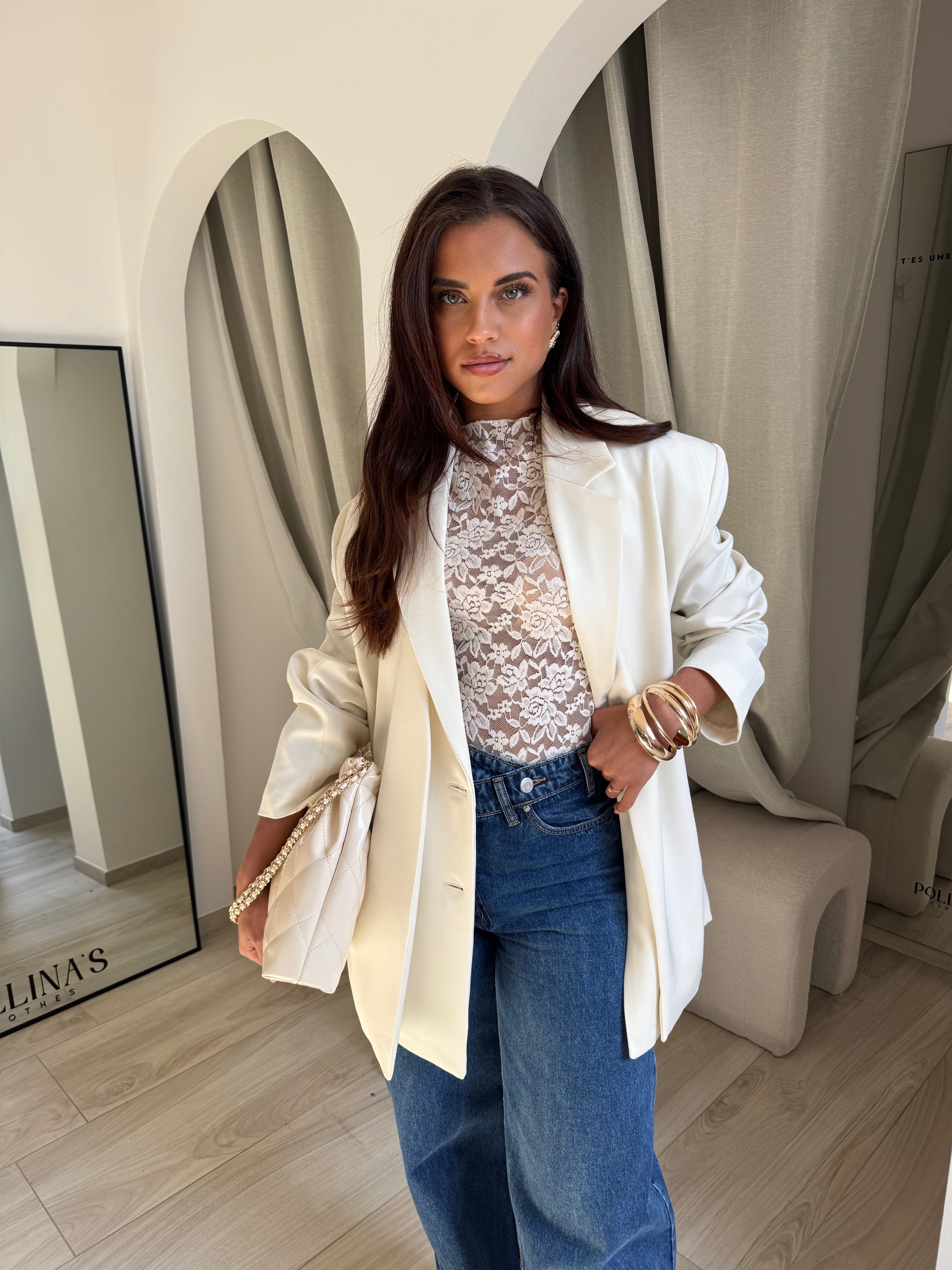 Blouse dentelle