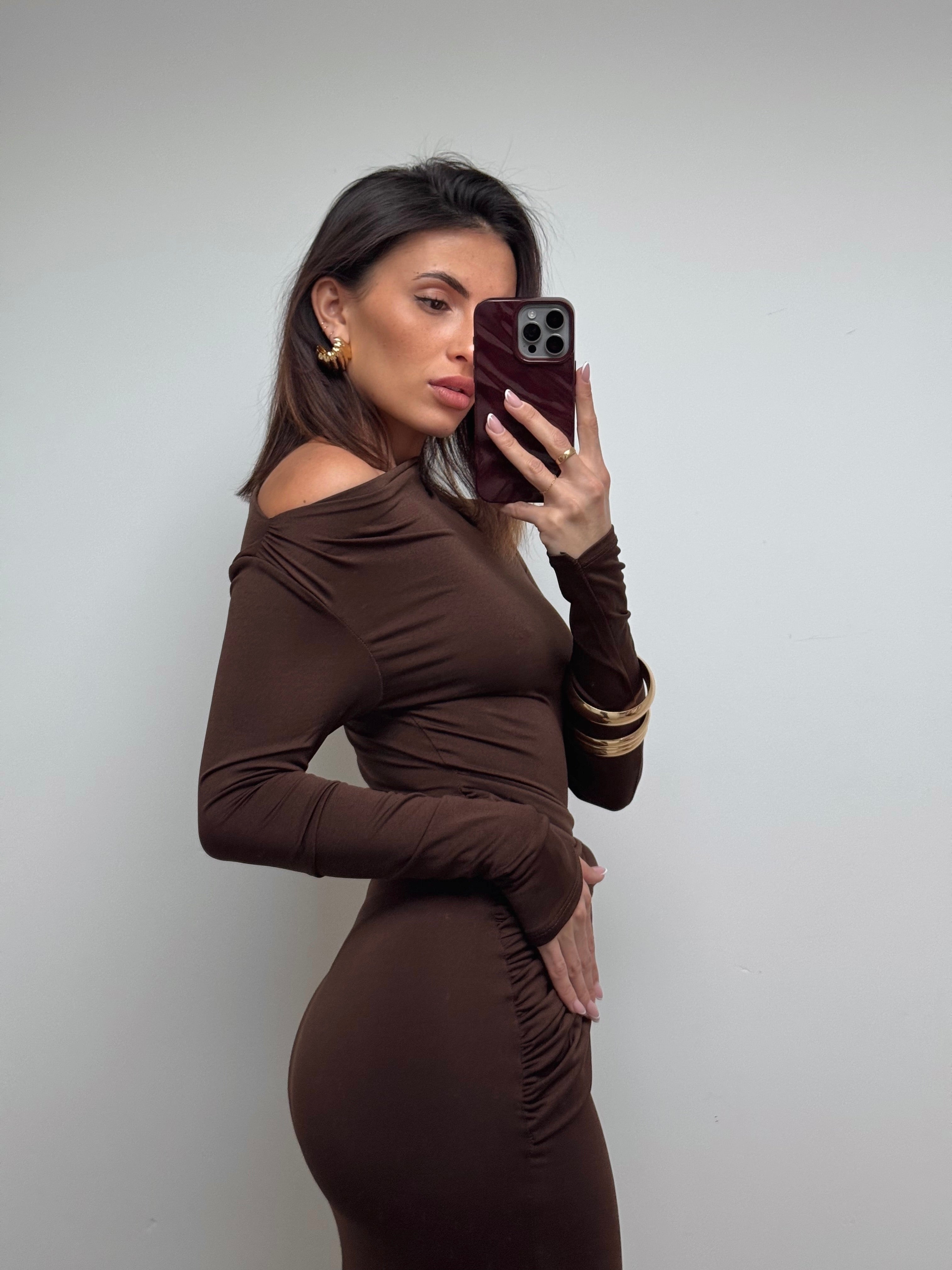Robe Adaia brun