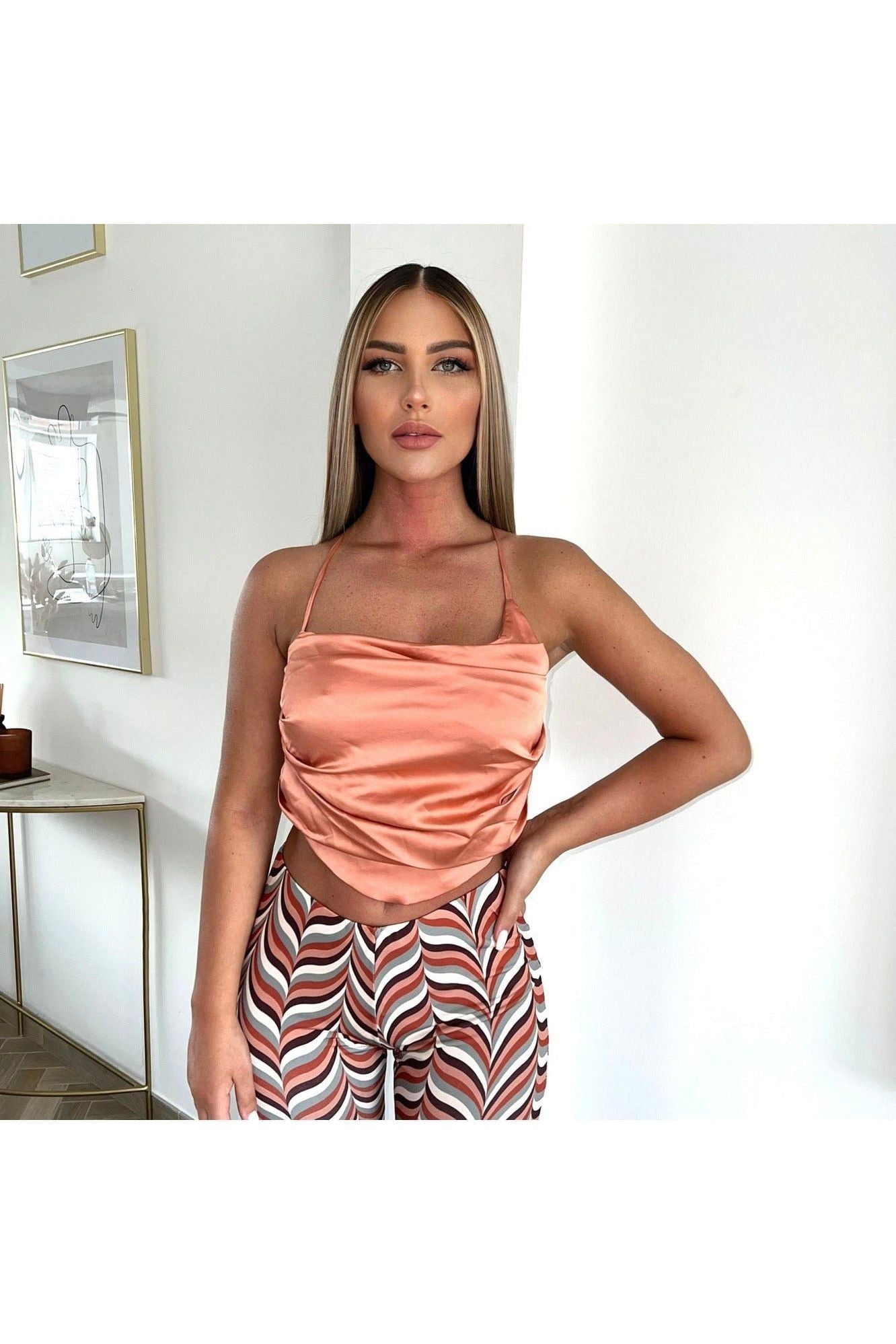 satin blouse