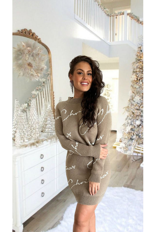 Weihnachts -Pulloverkleid